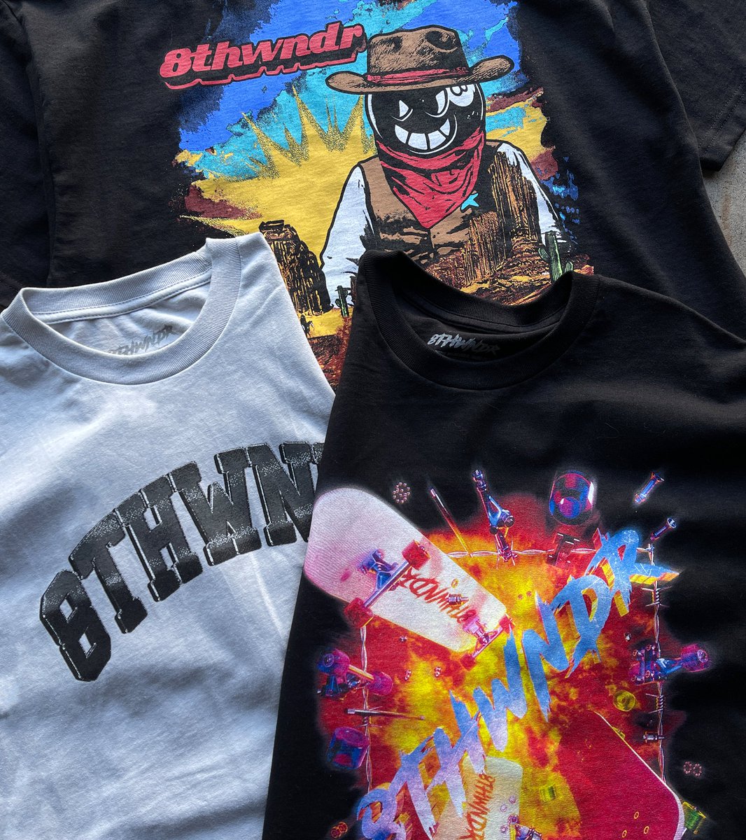 8thwndr's tweet photo. GIVEAWAY! ⚠️⚠️

Giving away some 8THWNDR Hoodies and Tees to 5 LUCKY PEOPLE!

HOW TO ENTER:

Like, RT, and be following @8thwndr

Winner will be chosen on Friday, April 9th at 8:00PM EST. 

GOOD LUCK! https://t.co/DIIrMOMrTJ