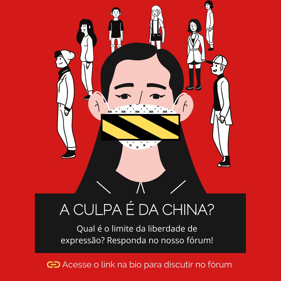 rricochete's tweet photo. Nossa primeira publicação, relacionada ao texto "Efetividade da quarentena chinesa levanta questionamentos", de @romeraelisa foi publicada recentemente. Já parou para pensar sobre os limites da liberdade de expressão? https://t.co/lk7wL8P2Xj