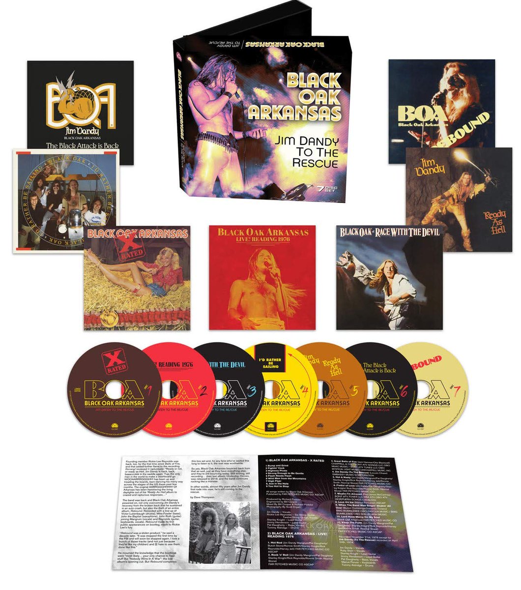 MusicTAP's tweet photo. Black Oak Arkansas 7CD Box - Jim Dandy To The Rescue - Is Out Now:
https://t.co/84wT75eyAB
@PurplePyramid1 https://t.co/qgAijkfuVr