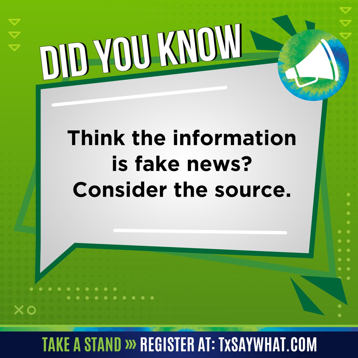 TxSayWhat's tweet photo. Advocacy. It's what you do to influence lasting change. Register today to learn how to become the best tobacco prevention advocate possible. #Advocate #LiveTobaccoFree #LiveTheLife #CreateTheFirst #VapesDown https://t.co/MWNxsYI0Is