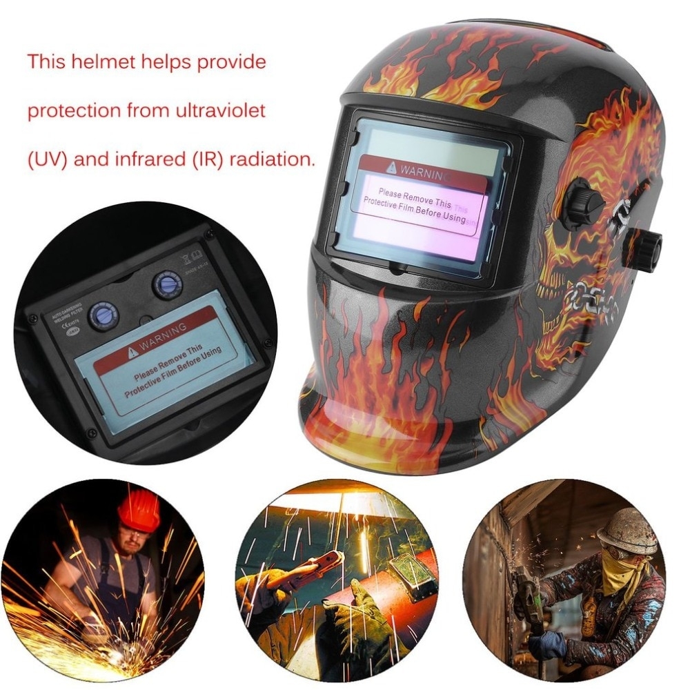 Solar Powered Auto Darkening Welding Helmet Adjustable Shade Range 4/9-13 for MIG TIG Arc Welder Mask Diversify Design dendoonshop.com/solar-powered-…
#fashion|#tech|#home|#lifestyle