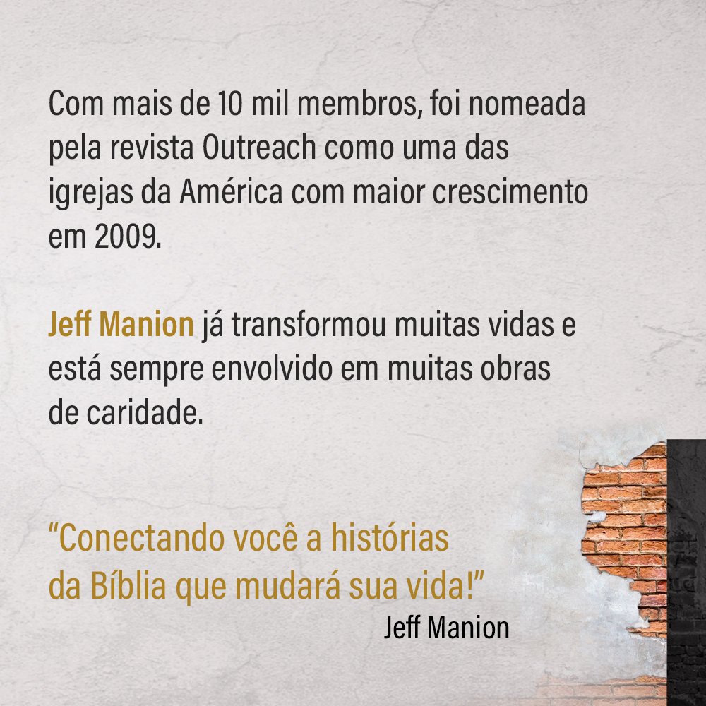 editoravida's tweet photo. Conheça mais do nosso novo autor JEFF MANION, autor do livro EM OBRAS.
Aguardem!
#EditoraVida #PaixãoPelaPalavra #Aguardem #emobras🚧 https://t.co/aaUgQmpZXy