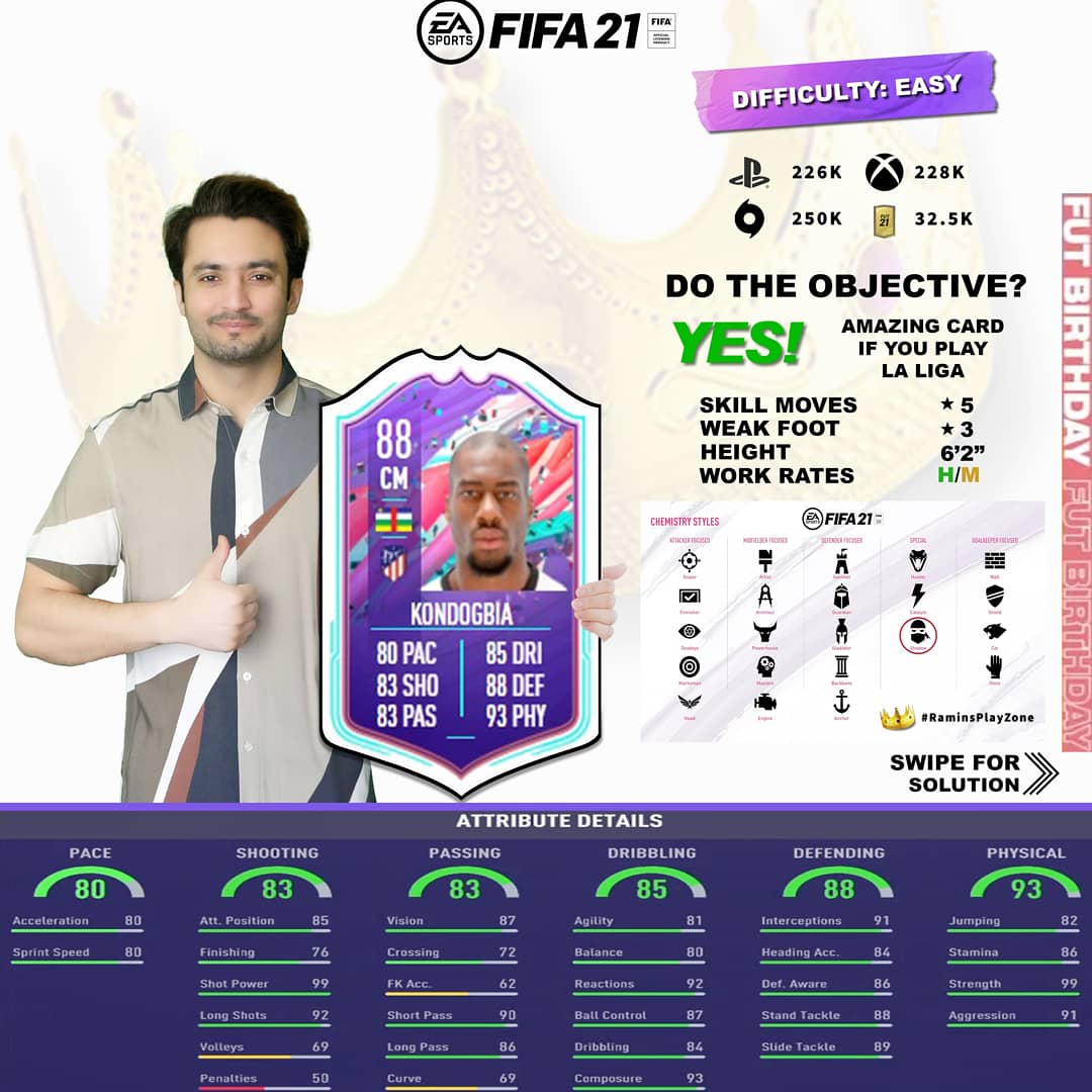 iamraminkhan's tweet photo. Hopefully, this guide has given you everything you need to know to complete the SBC

#FIFA21 #fut21 #easportsfifa #easports #FUTBirthday #fifasbc #premireleague #Bundesliga #LaLigaSantander #Messi #kondogbia #Ronaldo #championsleague #raminsplayzone #fifaobjectives #fifasolution https://t.co/fdWhJ1xMVo