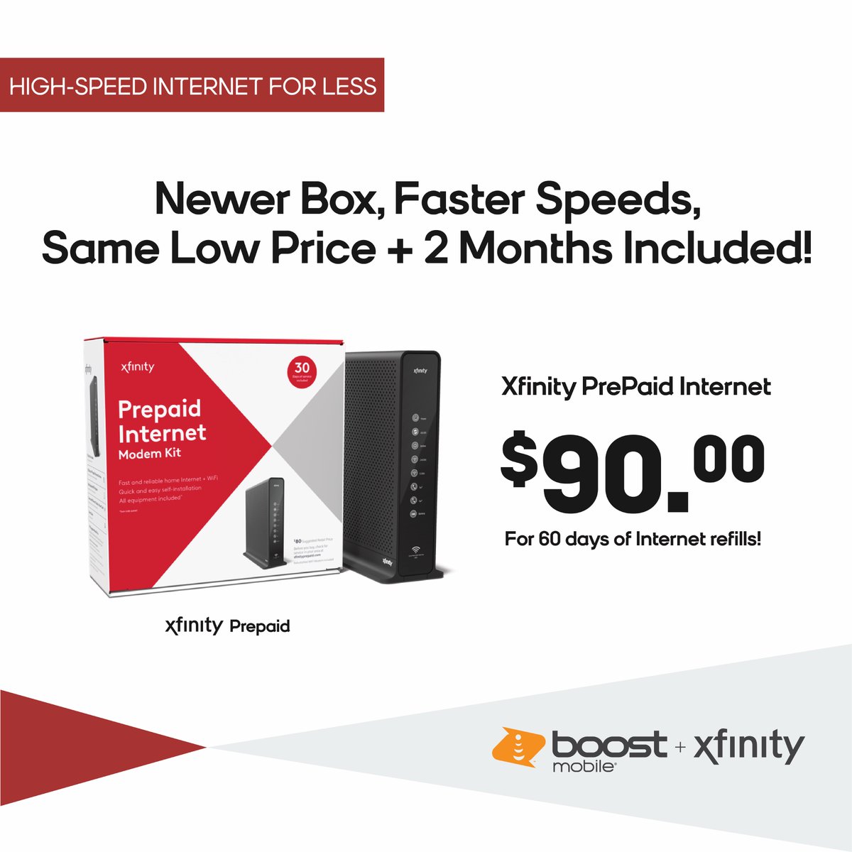 Newer box, faster speeds, same low price + 2 months included! No deposit No credit check No annual contract Get started today find a store near you https://t.co/1scAYKp9eg . . . # Newer box, faster speeds, same low price + 2 months included! No deposit No credit check No annual contract Get started today find a store near you https://t.co/1scAYKp9eg . . . #