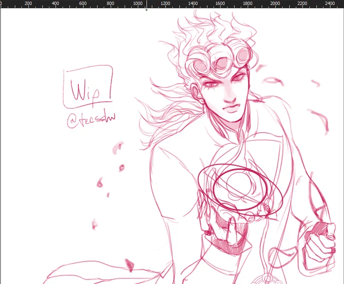 so I think I can reveal that this giorno wip is meant to be for the 🐞🔫 genshin au

sadly I don't think I'll be able to have it done by this week. stay tuned for it eventually though💖

have a wider sketch preview meanwhile~ https://t.co/tCRV6VgXtc 