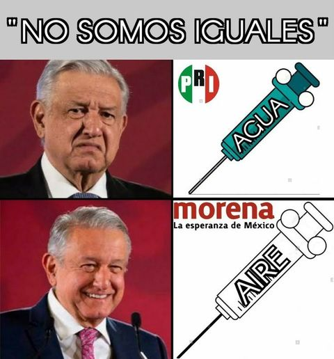 Tenía razón. Son diferentes.