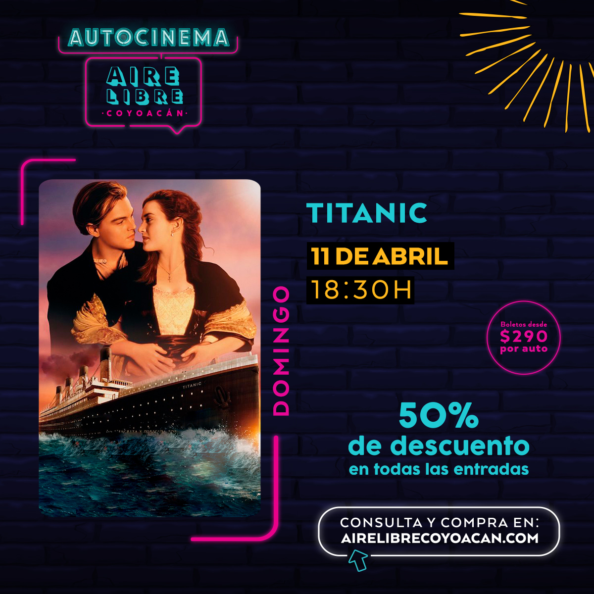 Autocinema Aire Libre Coyoacán tweet media