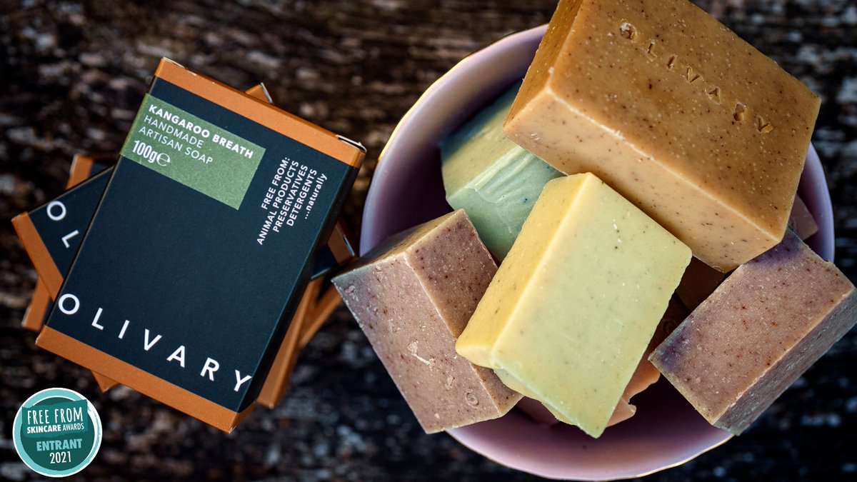 Where do you keep your stash of soaps? Storing #scented #soapbars out of direct sunlight helps prevent evaporation of the #essentialoils. #Olivary #freefromskincare