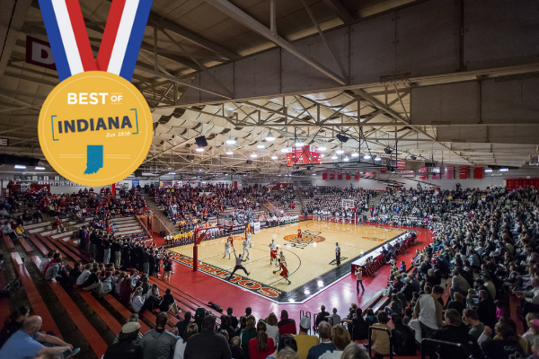 VisitIndiana's tweet photo. Huntingburg Memorial Gymnasium at Southridge H.S. was voted as one of the Top 10 High School Gyms in Indiana! 👏👏👏 

𝐒𝐞𝐞 𝐖𝐡𝐚𝐭 𝐆𝐲𝐦𝐬 𝐌𝐚𝐝𝐞 𝐭𝐡𝐞 𝐋𝐢𝐬𝐭 -----------> https://t.co/NXuBHYjF1j

@DuboisCounty @Huntingburg_IN @SouthridgeR @SRBarstool @dwspinner https://t.co/9dubtqljyt