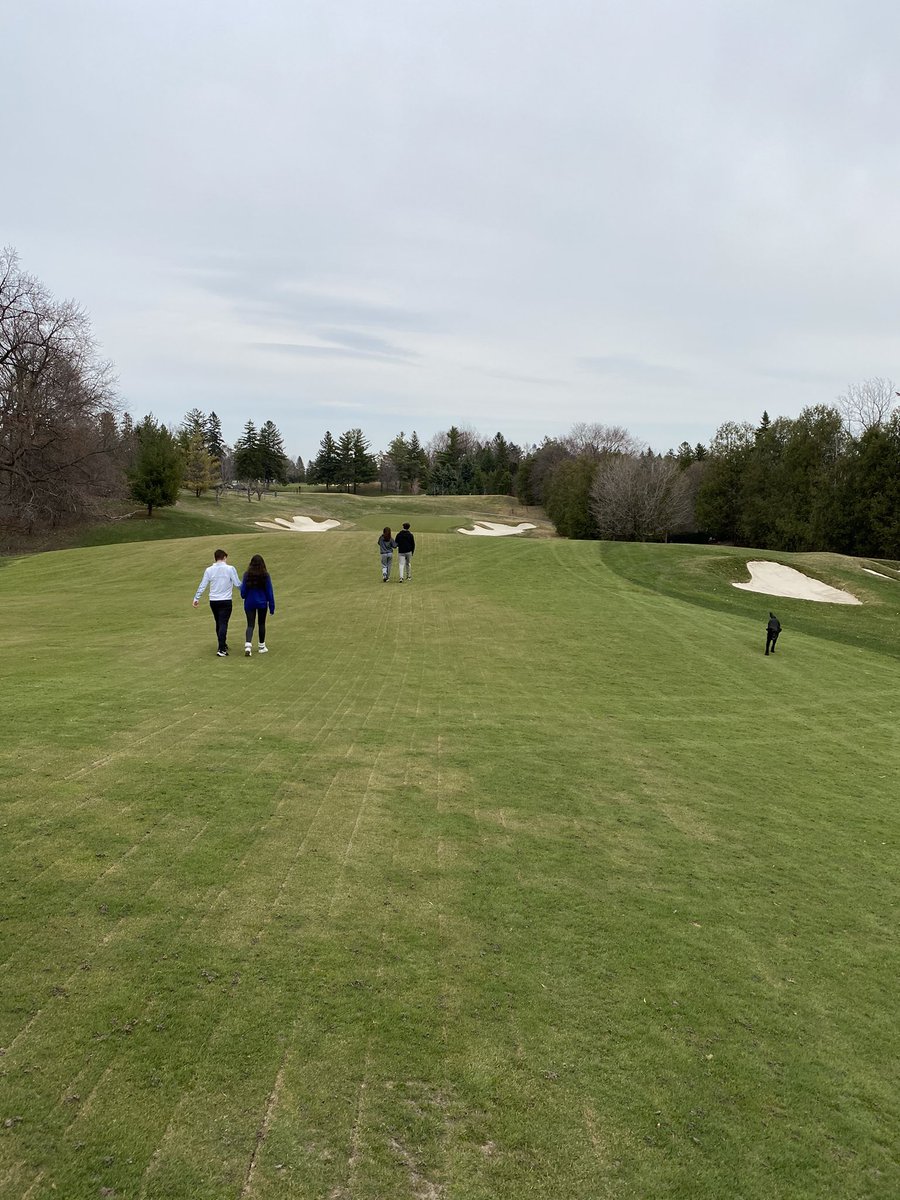 One final walk around <a href="/ThornhillClub/">The Thornhill Club</a> with the kids and dog before golf season commences.  Thanks <a href="/gmcfarlane7/">gmcfarlane@thornhill</a> for the great winter escapes and the terrific conditions every summer.