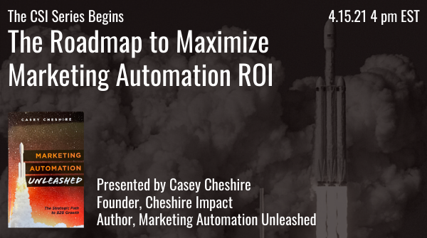 Don't let your business become another technical debt statistic. Find out how to maximize the use of your marketing automation technology platform and get the most of our of your investment on our next #webinar with <a href="/CaseyChesh/">Casey Cheshire</a>. ow.ly/xIpc30rD8As