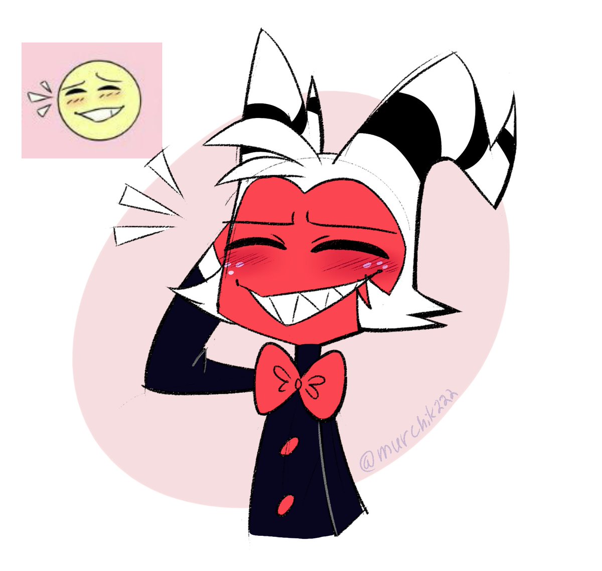 Opilka_'s tweet photo. #hazbinHotel #helluvaboss #AngelDust #Alastor #Moxxie https://t.co/k8sX85gPt8