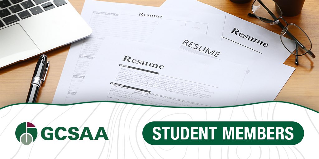 GCSAA's tweet photo. 🗣 STUDENTS! Did you know GCSAA offers resume writing and
critiquing services? Take steps to polish your resume, and comment below if you’ve already used these services to help your resume stand out! https://t.co/9HpJz9Gz7G
#GCSAAStudents https://t.co/7k7KfFz7bK