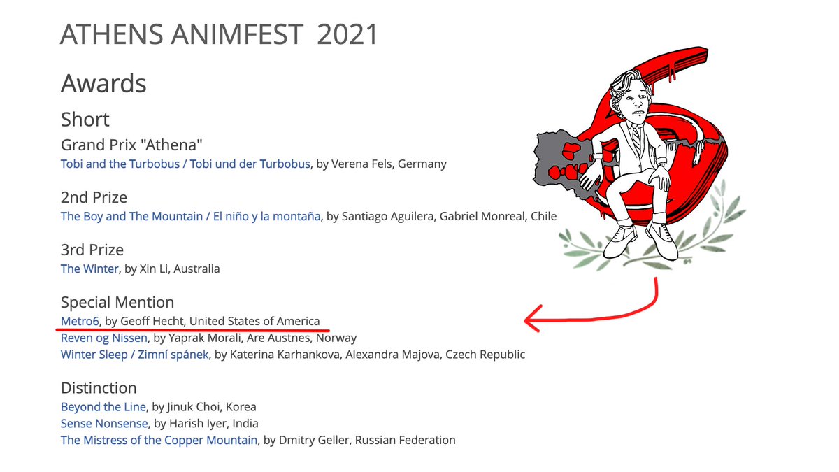 Hey all, we’ve received a special mention from the 16th Athens Animfest! This is still a win in our books! So, we’d like to thank the folks <a href="/ecaa03483463/">Ars Anima</a> for allowing us to share our message and spread #positivity! 💓🚎💨