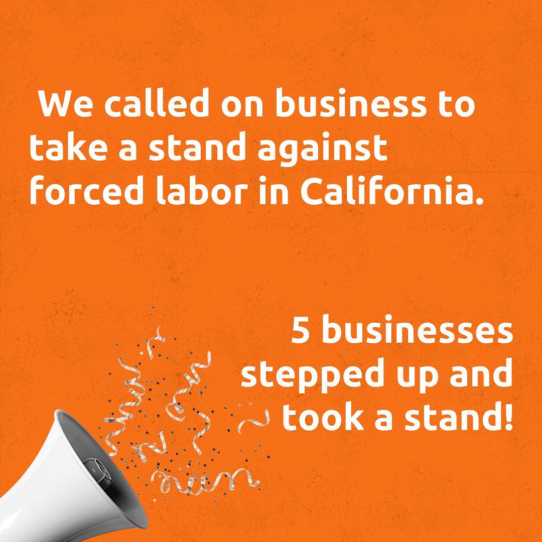 🚨Big businesses join <a href="/freedomunitedHQ/">Freedom United</a>  &amp; Cast to end forced labor in California! 
 
We are grateful to <a href="/DanoneNA/">Danone U.S.</a>, <a href="/HPE/">HPE</a>, <a href="/MarsGlobal/">Mars, Incorporated</a>, <a href="/NestleUSA/">Nestlé US</a>, <a href="/unileverusa/">UnileverUSA</a> who committed to supporting #AB364, a bill that would protect all temporary migrant workers!

bit.ly/3wuVr5q