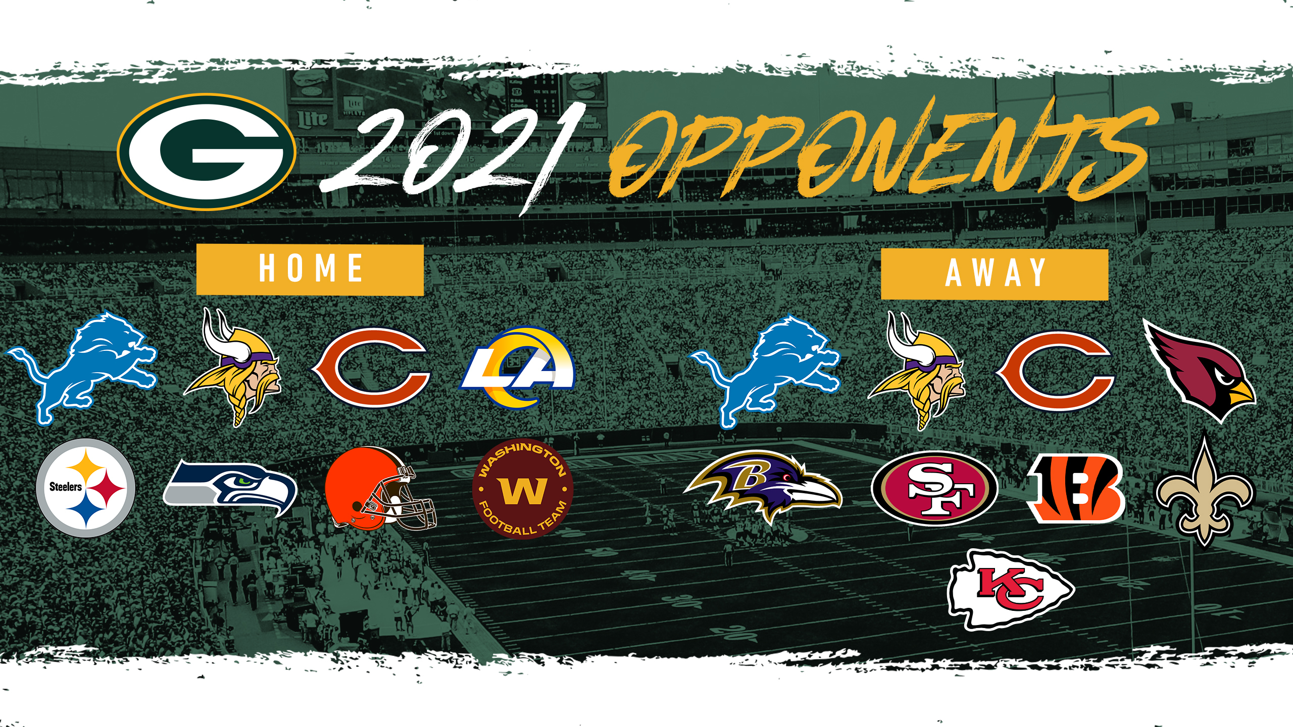 Green Bay Packers on X: '8️⃣ games at home. 