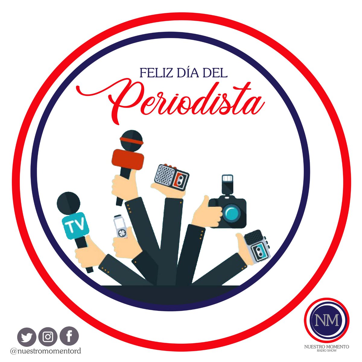 🙌🎉🎉🎉Muchas felicidades a todos los periodistas en su día! 

Los que día tras día ejercen un periodismo con ética y apegados a la verdad.

#diadelperiodista
#periodismo
#NuestroMomento
#LaVidaEstaHechaDeMomentos
#UnikaRadio #Inspiración