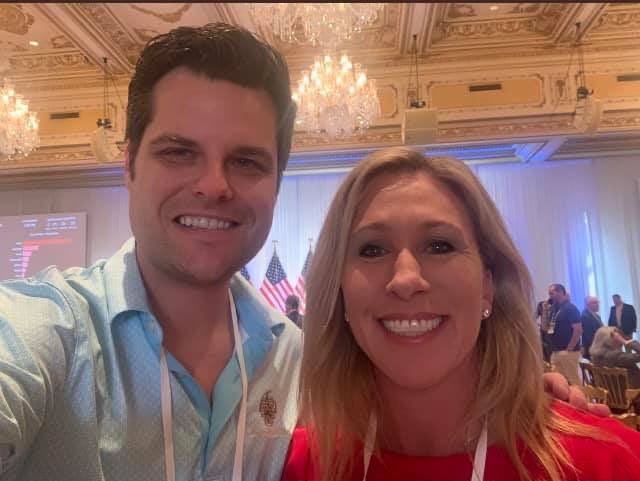 Hey @mtgreenee - Why did you delete this photo with @mattgaetz?