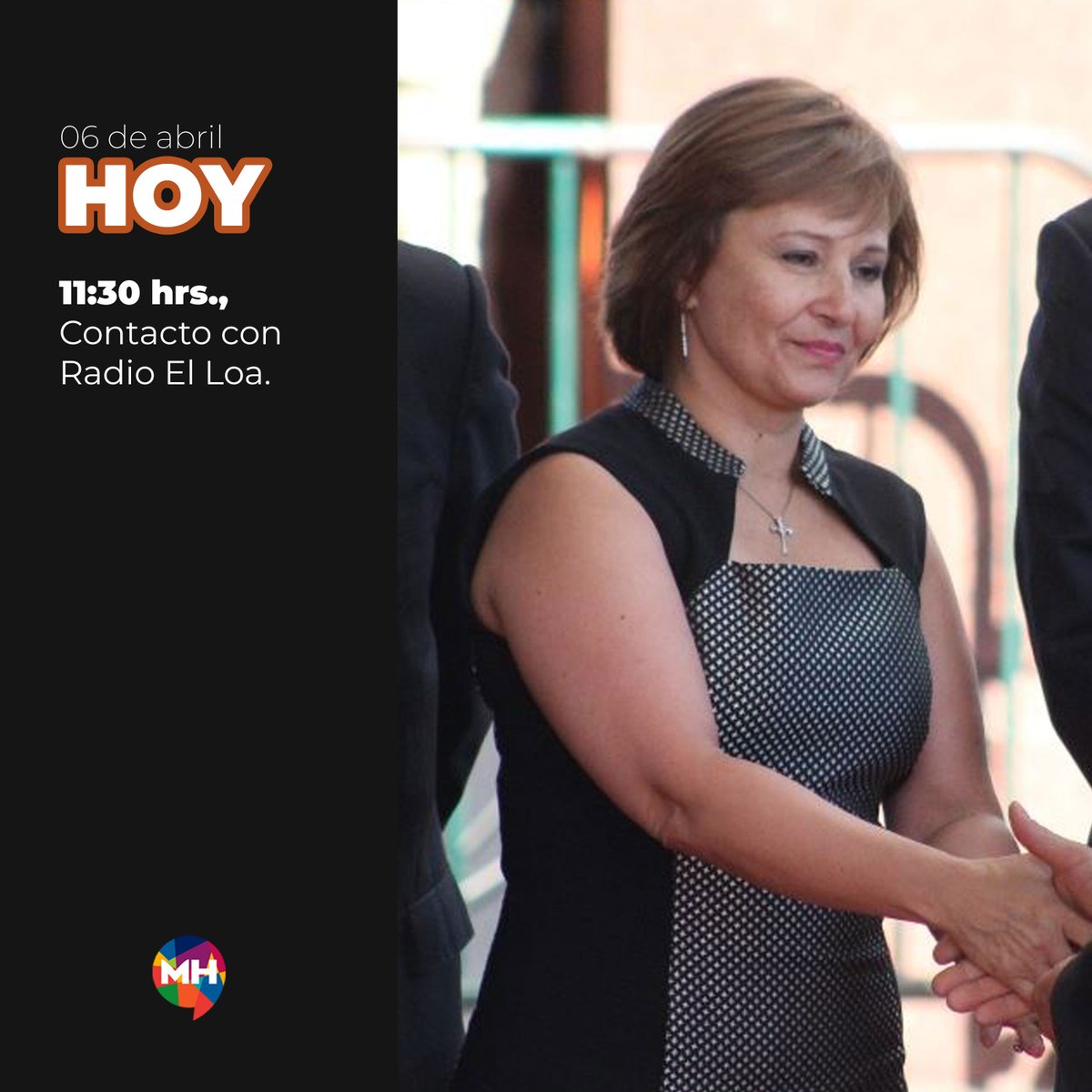 MarcelaHernando's tweet photo. 📍¡HOY! #EnVivo desde las 11:30 hrs., contacto vía streaming con Radio El Loa. ¡ Los espero! https://t.co/tCmOu6YYnc