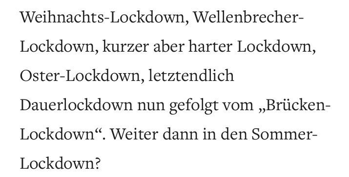 Was darfs sein? #NoCovid #LockdownJetzt