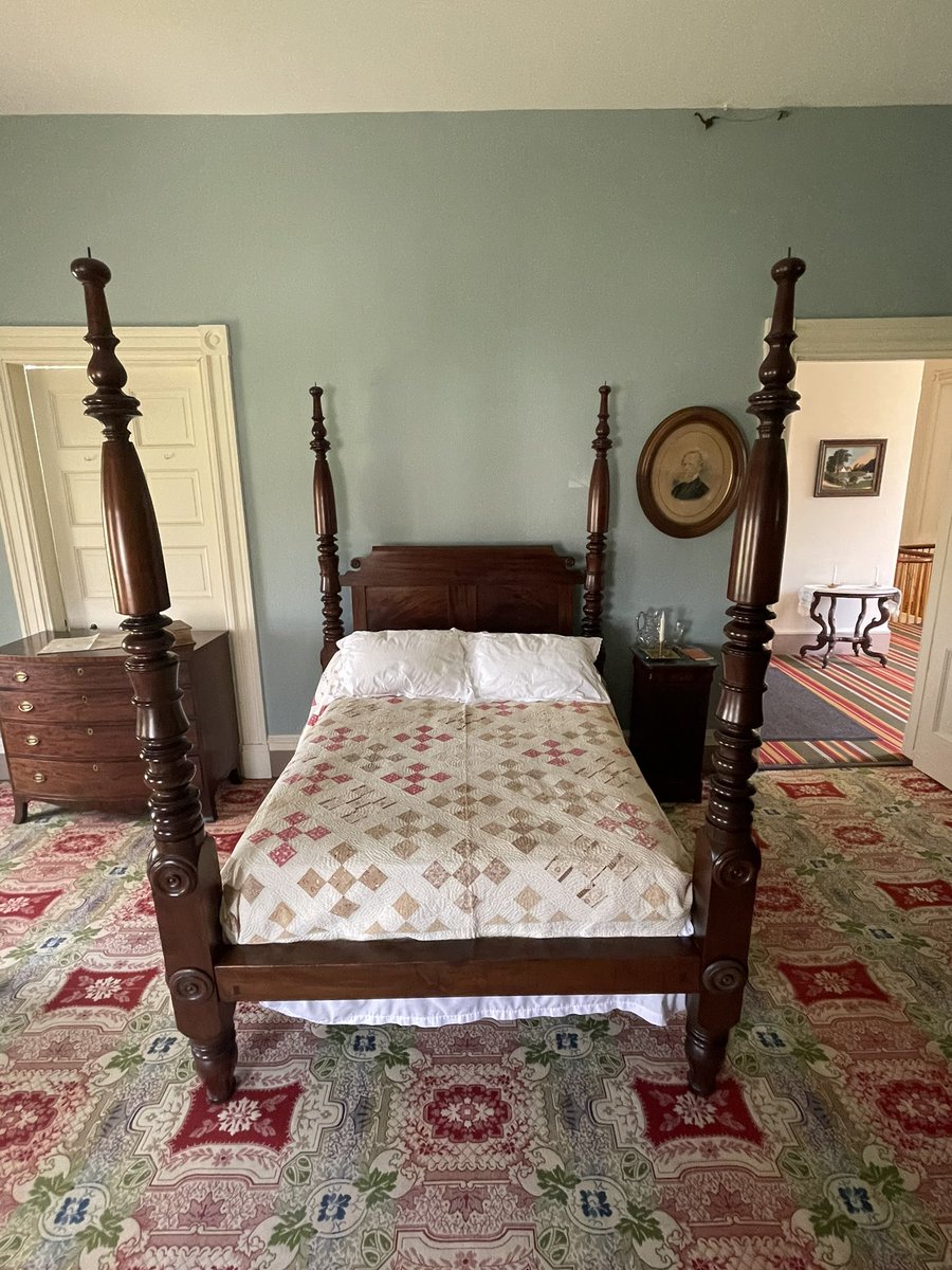 Meanwhile, on the other end of the moral compass from Stevens was his nemesis, President James Buchanan. I got a tour of Buchanan’s house and saw, oddly, the bed he died in.