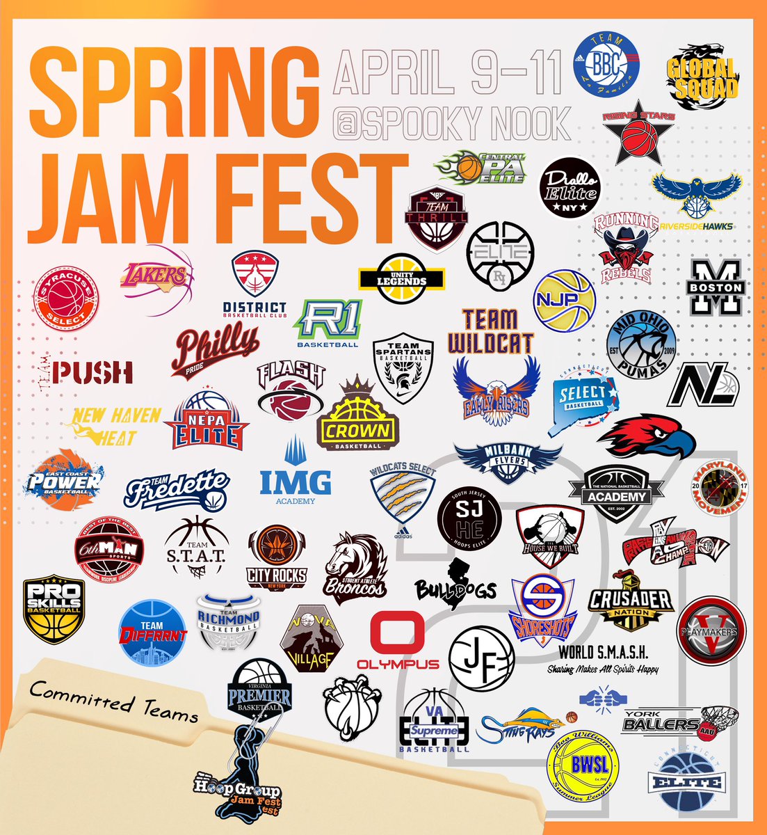 🚨🔒 Hoop Group Jam Fest makes its Spring debut with a LOADED weekend for Spring Jam Fest #HGJamFest View schedule ➡️ bit.ly/SpringJFSchedu…