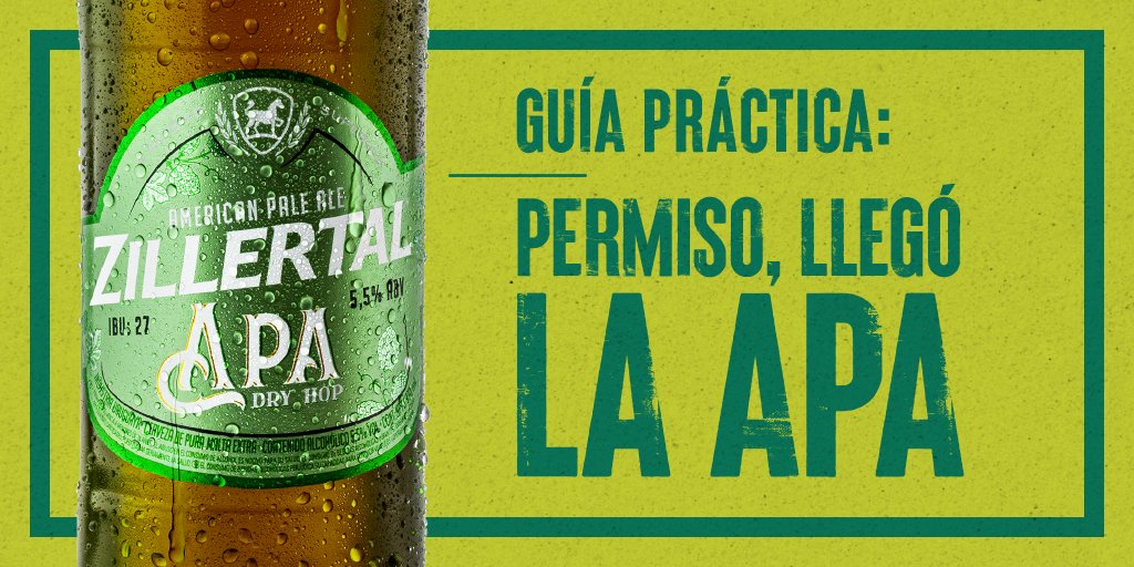 Permiso, llegó la APA.
Entramos tarde a la moda de los hilos, pero no vamos a ser menos. A falta de uno, tres. Si la vamos hacer, la hacemos bien 😉