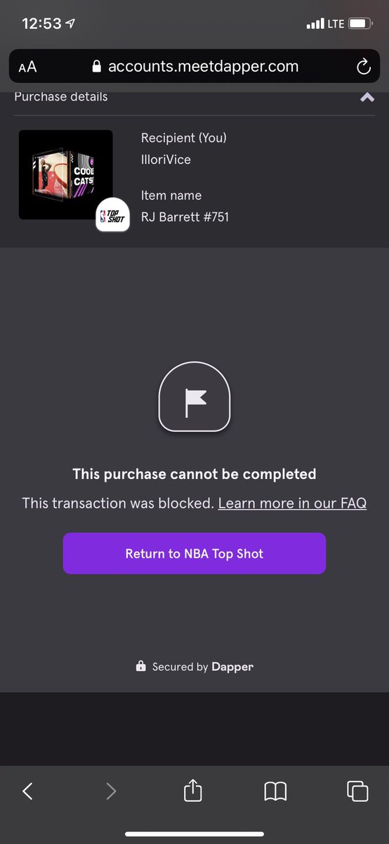 IlloriVice's tweet photo. @nbatopshot @nbatopshot PLEASE FIX YOUR PAYMENT SITE, I COULDNT FINISH COOL CATS 3 CHALLENGE!! I had 9/10 cards &amp; I had money in @hellodapper acct &amp; tried 3 diff cards!! Please send me the RARE JOKIC CARD I spent $ on 9 cards &amp; was BLOCKED from getting the last one 🤬 I sent multiple tix https://t.co/dKHf7hc6ds