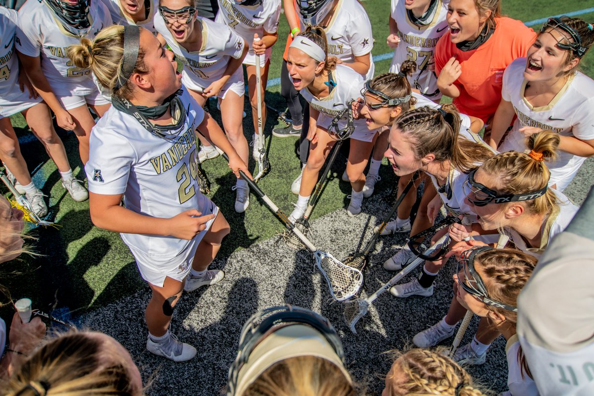 VandyLacrosse's tweet photo. Vibes after another @American_WLax sweep. 

#AnchorDown https://t.co/eG0zNwaIOz
