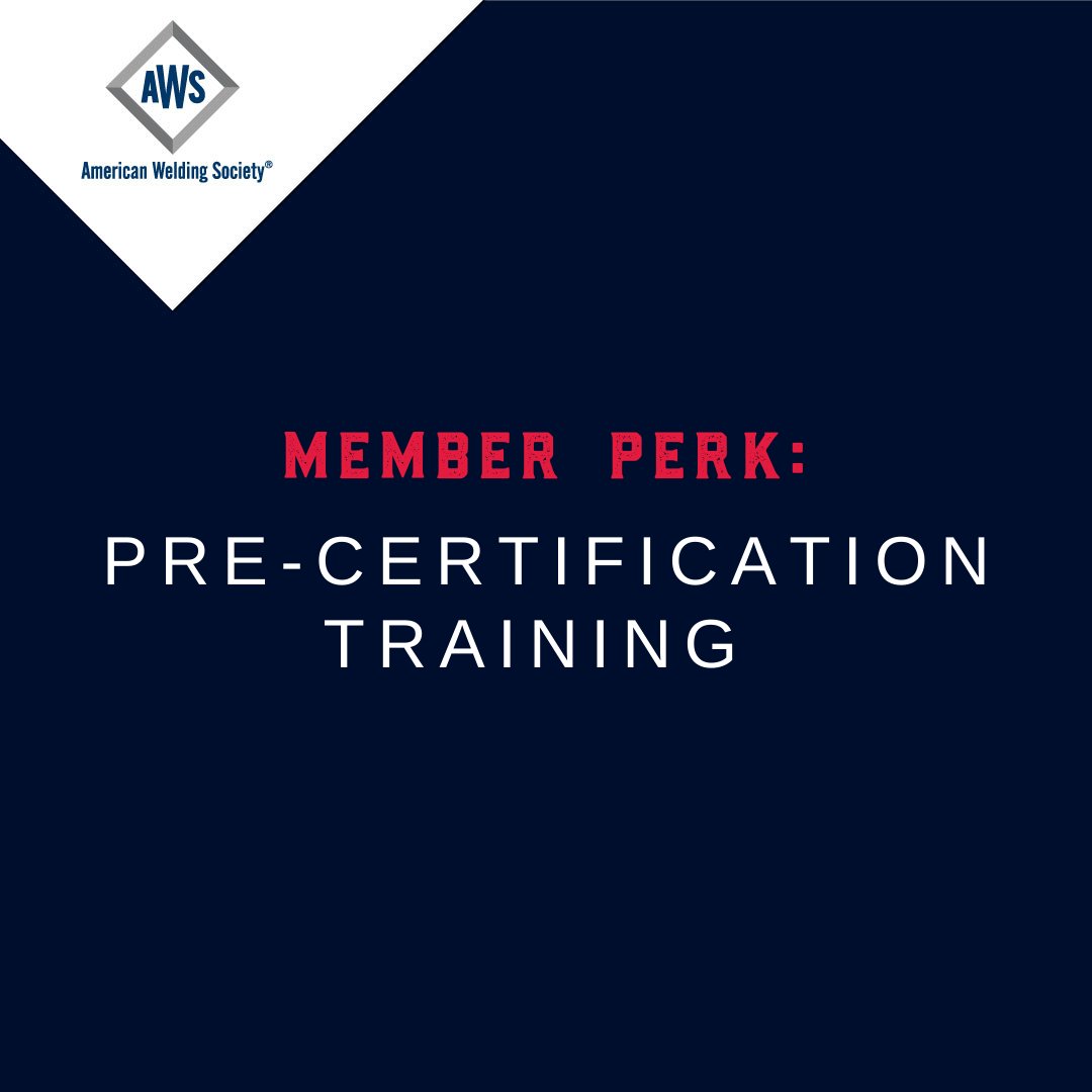 Need a little extra help before you take a #welding certification exam? As an AWS member, you can access training – either online or in-person – led by expert instructors. #TakeTheTorch by joining AWS. 

➡ aws.org/membership

🔹

#americanweldingsociety