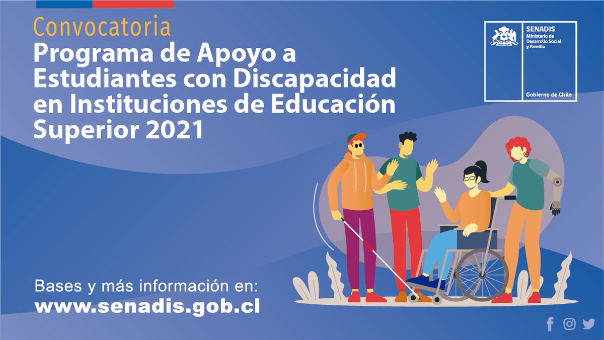 Senadis_Atacama's tweet photo. @Senadis_Atacama en Lanzamiemto virtual del Programa de Apoyo a Estudiantes con Discapacidad de Instituciones de Educación Superior. Se dieron a conocer requisitos y plazos para postular a los estudiantes y docentes de las casas de Estudio #UDA #SANTOTOMAS #IPLACEX #INACAP https://t.co/KaSFTfnr6s