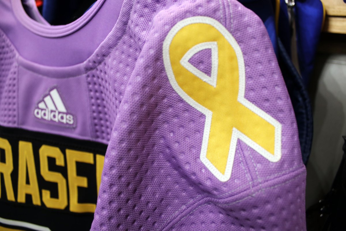 St. Louis Blues - #HockeyFightsCancer warm-up jerseys are