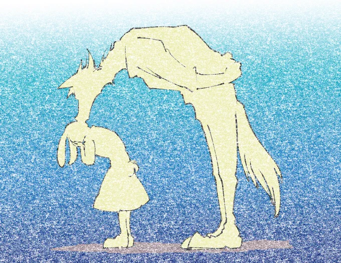 「遠すぎる」「私はウサギであなたはオオカミなの永遠に」君には断絶を意味する言葉かもしれないけれど俺にとっては俺を一匹のオオカミとして存在を認めてくれる祝福の言葉だ。
#BEASTARS #beastarsfanart #レゴハル 