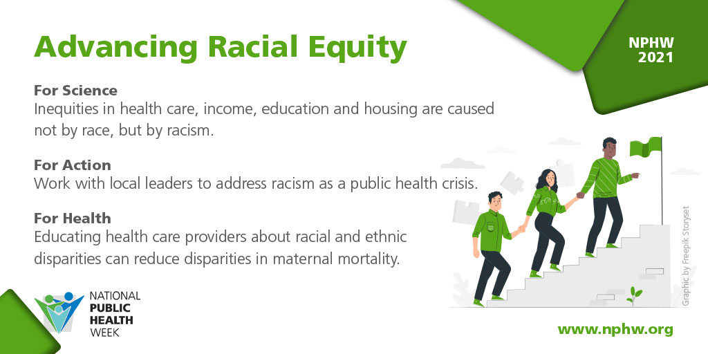 Day 2 of National Public Health Week! Follow this link for today's events: nphw.org/Events/APHA-NP…