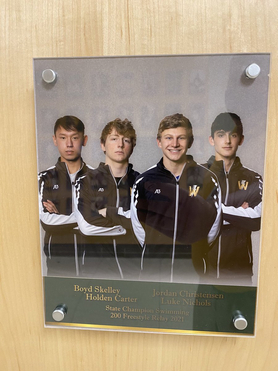 Welcome to the <a href="/ICWestAthletics/">Iowa City West Athletics</a> Wall of Fame #258
@SwimICWest 200 medley relay champions at <a href="/IHSAA/">IHSAA</a> state meet!Holden Carter, Jordan Christensen, Luke Nichols and Boyd Skelley! 
#WhereExcellenceisaTradition <a href="/LibertyHS_AD/">Mike Morrison</a>
