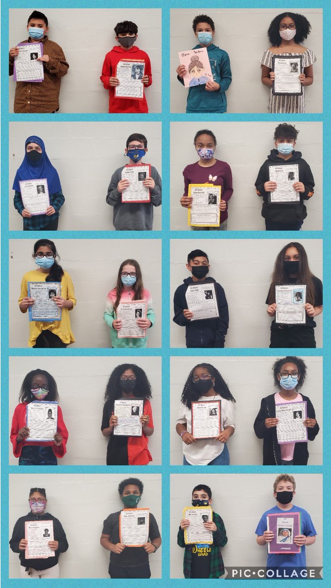 Ms. Petersen's and Mrs. Hastings' class celebrates Women's History Month.

<a href="/WheelerAvenue/">Wheeler Avenue School</a>