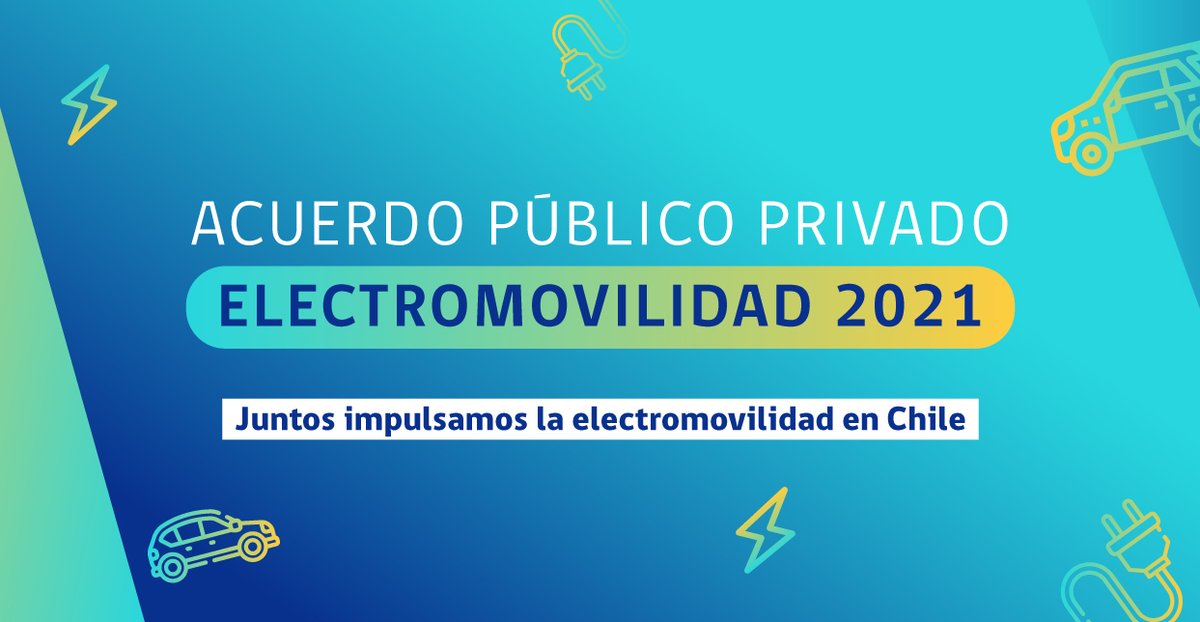 ¡Vamos por #MásElectromovilidad en Chile! ⚡️🇨🇱

Este martes a las 11:30AM súmate al lanzamiento del #AcuerdoElectromovilidad 2021. Conoce a las empresas que integran este acuerdo y sus compromisos para promover para movilidad eléctrica ✅

Conéctate aquí: youtu.be/KXaevuq1Atk