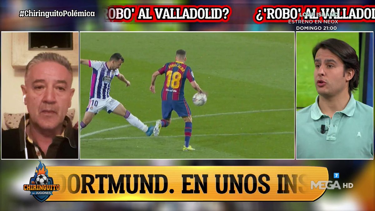 📊¿Ha sido un ROBO al REAL VALLADOLID? ¡Participa! #ChiringuitoPolémica 

🔁RT: SÍ
❤️MG: NO