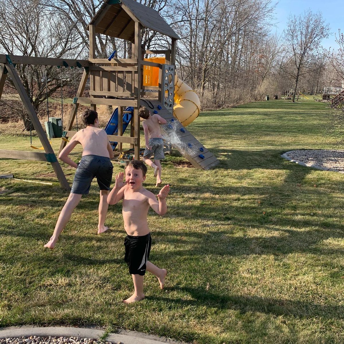 MrsWieseRHS's tweet photo. The Wiese crew “test drove” summer today. Came to an unanimous decision - we’re ready. ☀️ #bringonjune #wieseadventures #boymom https://t.co/bKp4GbFR7a