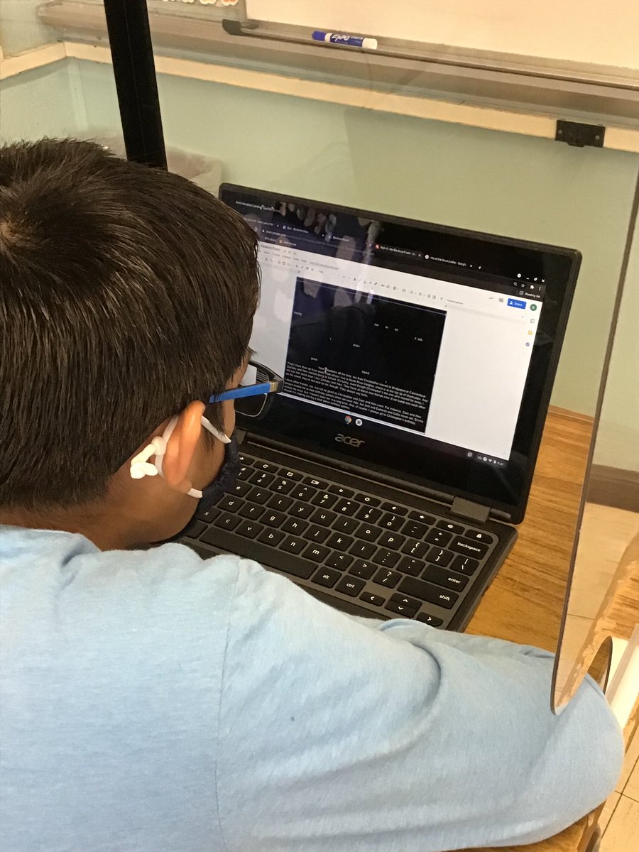 Ms_Ryf's tweet photo. 5th grade students working on Digital blackout poetry! #LookForTheAwesome @ValleyStreamBAS @VS24District https://t.co/FlieU8zO3J