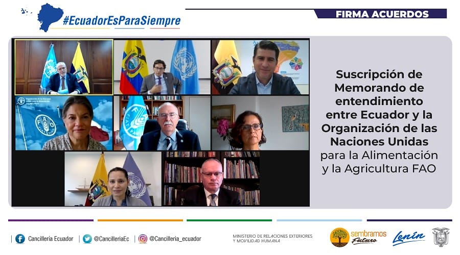 CancilleriaEc's tweet photo. Ecuador 🇪🇨 y la FAO iniciaron los preparativos para la organización de la 37ª conferencia regional sobre alimentación y agricultura en Quito 

Conoce los detalles ➡️ https://t.co/Dxo5DibUUM
#EcuadorEsParaSiempre https://t.co/yEeURPlBxk