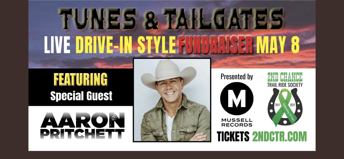 AaronPritchett's tweet photo. Will you be around the Elk Point, Alberta area on May 8th?! I’m going to be and playing a couple tunes, along with @RayMussell, @cross_parallel and #ChantelleMussell! Get your tickets at https://t.co/LhkLcQ50Qr!! @2ndCTR_Society @GreenShirtDay https://t.co/xYmbe1XNMD