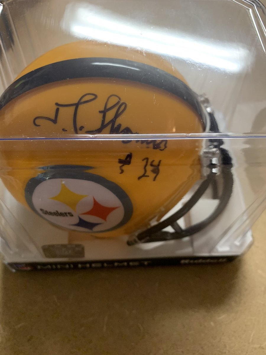 memorabiliaddy's tweet photo. #JTThomas #football #pigskin @NFL @nflnetwork #TTM #Memorabilia #Autograph #Autographs #AutographCollector #AutographCollection @steelers @ProFootballHOF @TotalSportsEnt #Beckett https://t.co/zPTjKdTh48