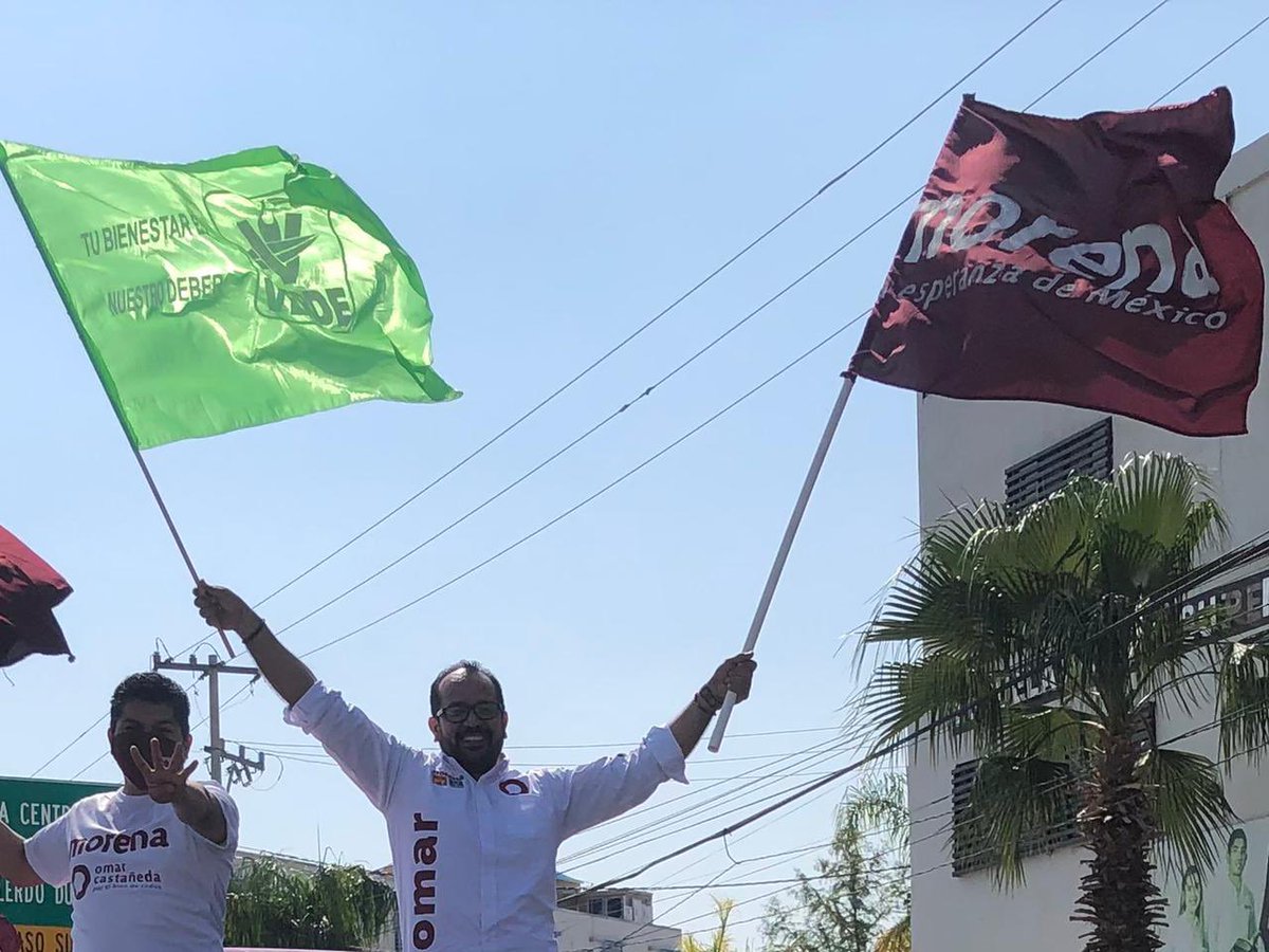 HiramBrahim's tweet photo. ¡Gran inicio de la campaña de mi candidato a Dip. Federal @Omarecasta juntos seguiremos haciendo historia! #EquipoVerdeLaguna #Dtto02 
#HastaLaVictoriaSiempre #LoMejorEstaPorVenir #Morena #PVEM #PT https://t.co/fc6CRXe1Yc