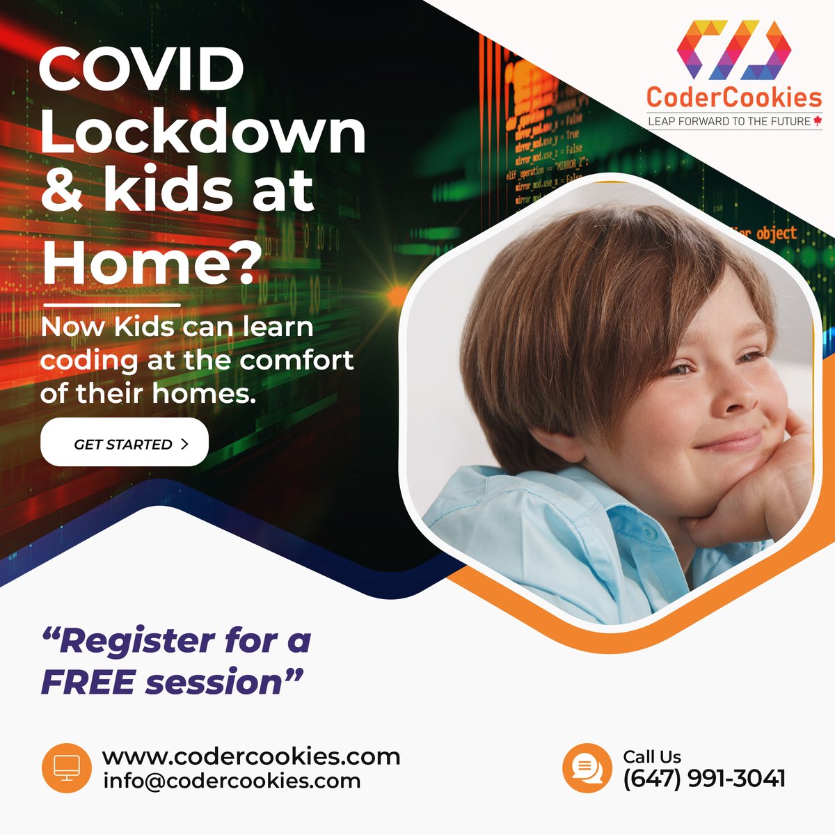 CoderCookies's tweet image. Your kids can learn the great in-demand skill during COVID lockdown. Have you booked your FREE coding session yet? If not, here is your chance
codercookies.com/book-a-trail-c…
#CoderCookies #python #applab #kidsactivities #kidscoding
#girlswhocode #codingforkids