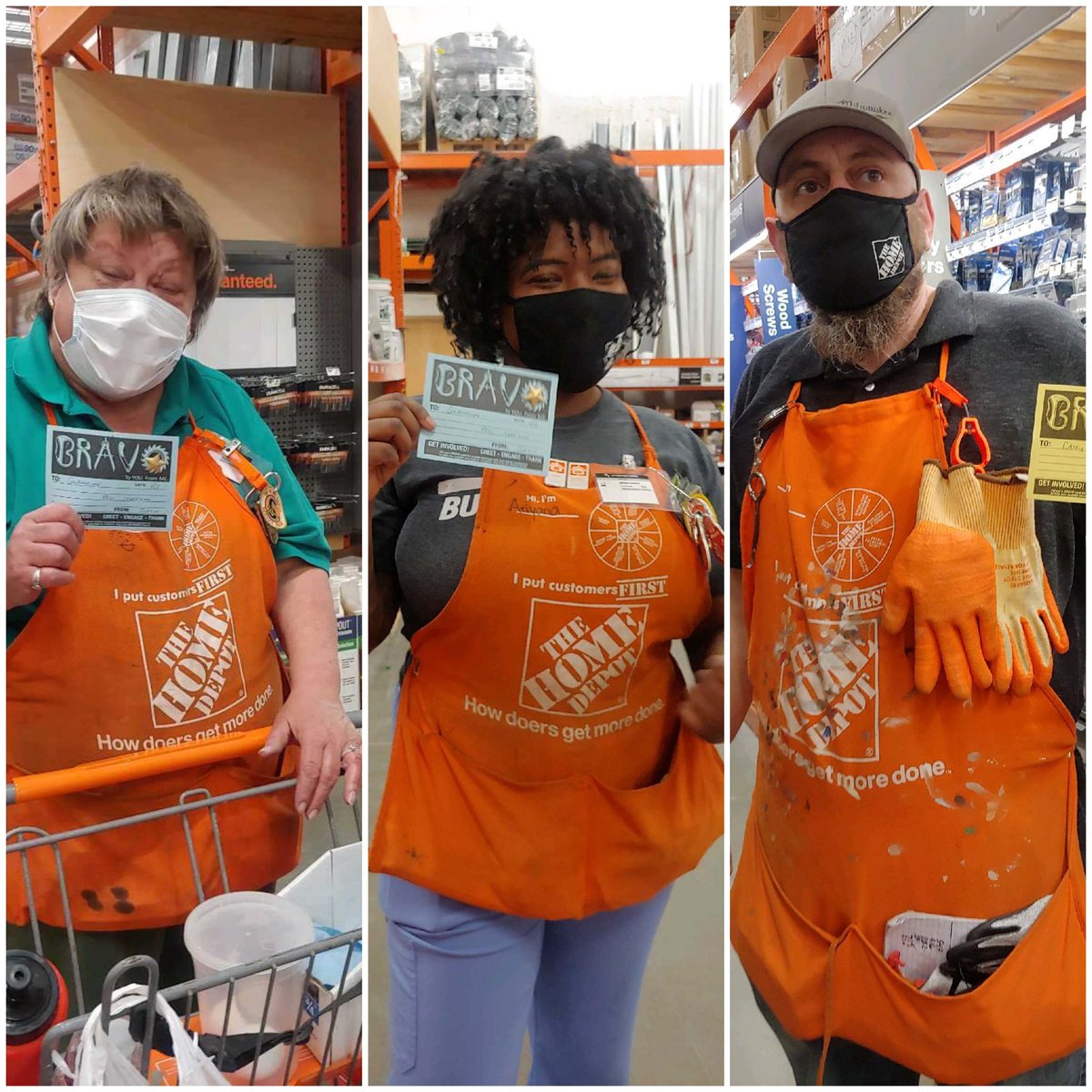 Recognizing some aisle associates at 3016 with Stars and Bravos for having a  #VOCmention. As a MASM like to see the associates in the aisle getting mentioned. @KevinDuncan3016 <a href="/adam_veatch/">Adam Veatch</a> <a href="/ImogeneGrant19/">Imogene Grant</a> <a href="/GabeHeimTHD/">Gabe Heim</a>
