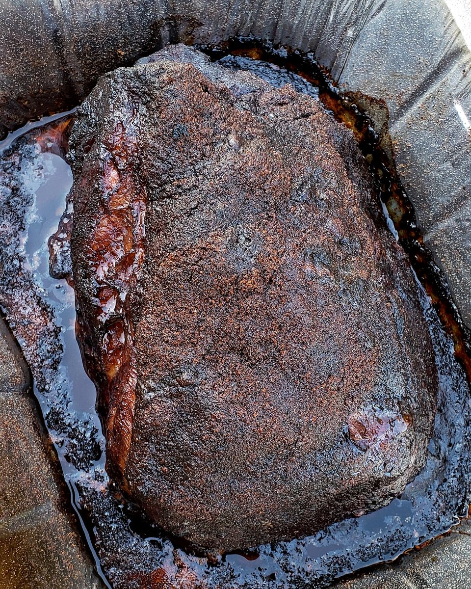 Pulled pork needs more love! Look at that bark! Come grab a sandwich or by the pound tomorrow at 11!