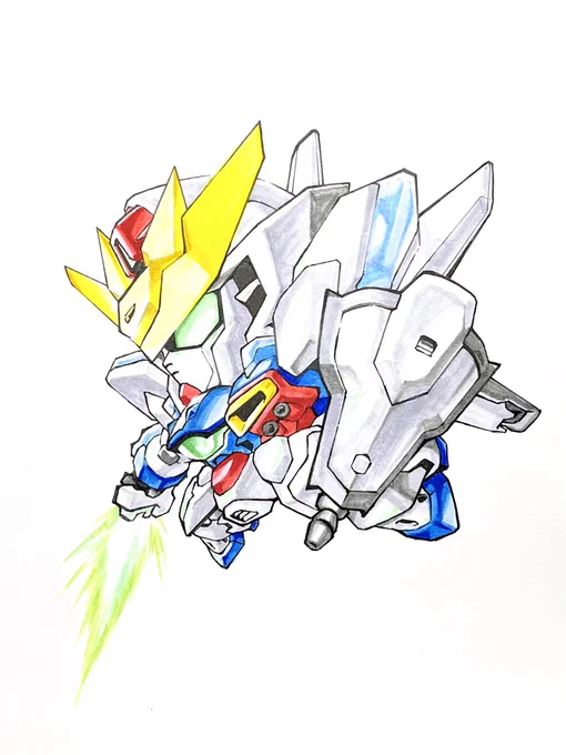 一日遅れで描いたガンダムX 