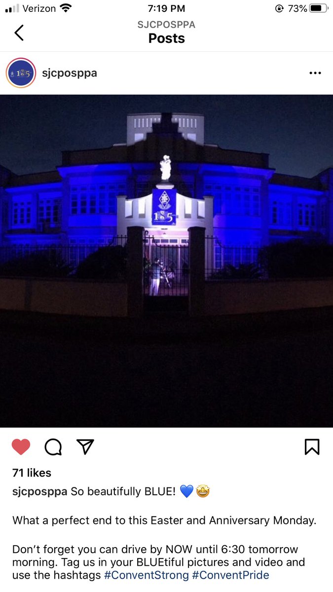 AdeleScalia's tweet photo. My high school turns 185 years old today! Such a wonderful place with wonderful memories. #SJCPOS https://t.co/mqhmCfhnd1