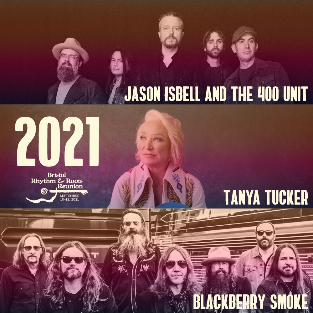 BristolRhythm's tweet photo. Jason Isbell and The 400 Unit, Tanya Tucker, and Blackberry Smoke are just a few of the acts performing at #bristolrhythm this September🤩. Get your weekend passes now before the price increase May1st! https://t.co/7U9O2IExcr https://t.co/bSnEovzATR